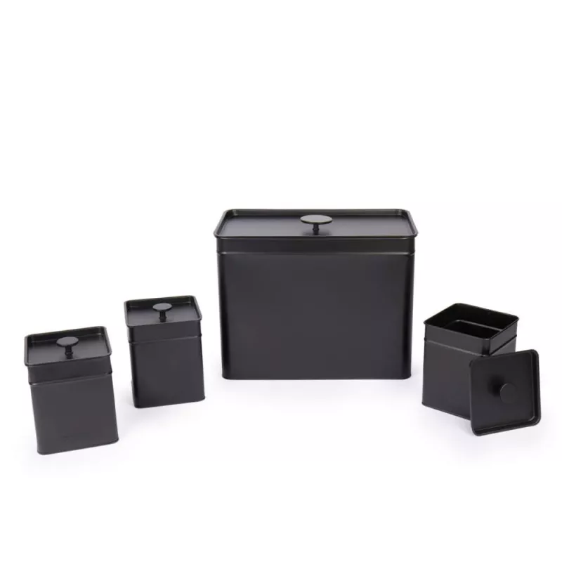 Salter BW126141EU7 broodtrommel en voorraadpotten voor de keuken, 4-delige set