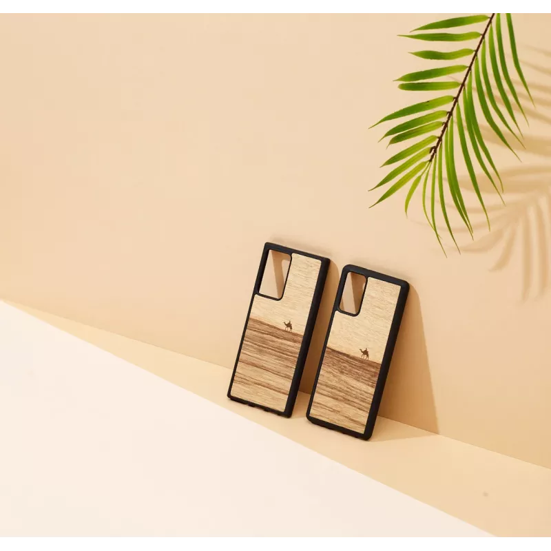 Beschermhoes Man and Wood Galaxy Note 20 — terra zwart