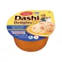Kattensnack INABA Dashi Delights kip & tonijn bouillon, 70 g zak, graanvrij, glutenvrij, sojavrij