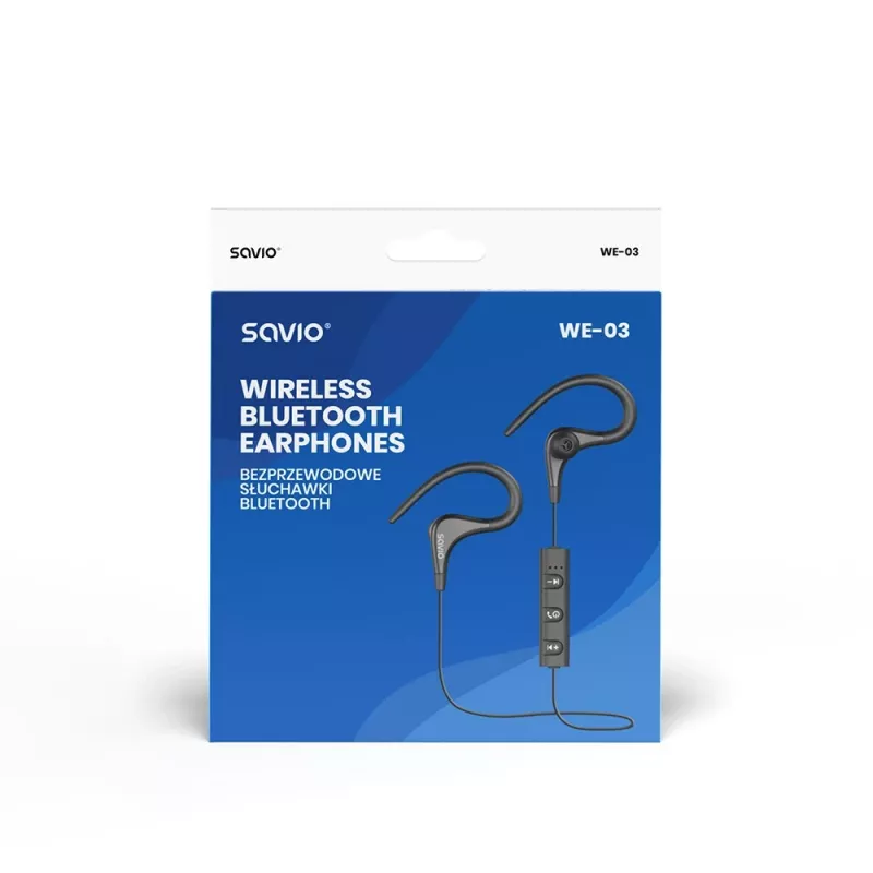 Savio WE-03 draadloze Bluetooth-oordopjes