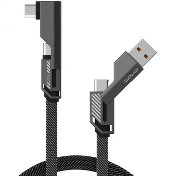 USB-kabel 4smarts 541457 1,5 m USB A USB C grafiet
