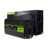 Auto-omvormer Green Cell INV16 500 W DC 12 V naar AC 230 V, 50 Hz, USB-aansluiting, actieve koeling, zwart