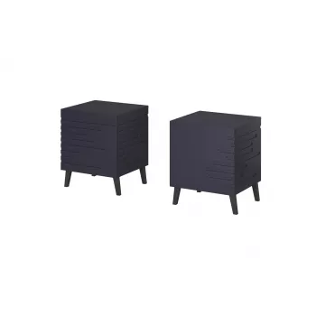 Nachtkastje cama meble NOVA 44×40×52 cm, 1 lade, marineblauw mat