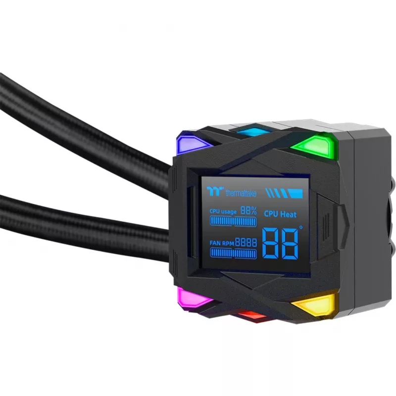 Vloeistofkoelingsset Thermaltake LA360-S ARGB 12 cm, zwart