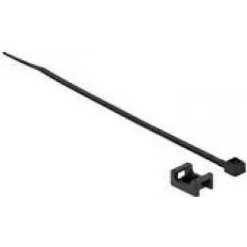 Kabelbinder met schroefbevestiging DeLOCK 18884 nylon zwart 15 mm 10 stuks