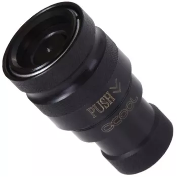 Eiszapfen quick release koppeling G1/4 IG - diep zwart (zwart (mat))