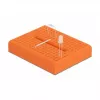 Breadboard DELOCK 18319, kunststof prototyping-board, oranje, 36×46×10 mm