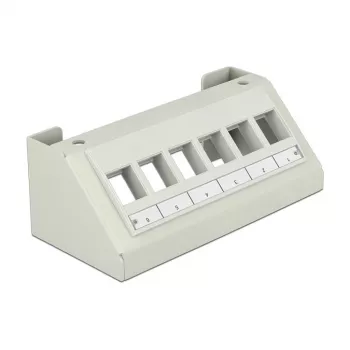 Patchpaneel DeLOCK 86218 grijs 65mm x 49mm x 130mm