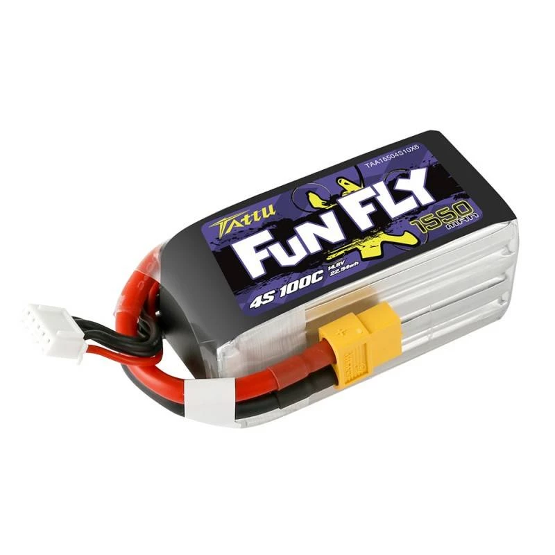 Batterij Tattu Funfly 1550mAh 14,8V 100C 4S1P