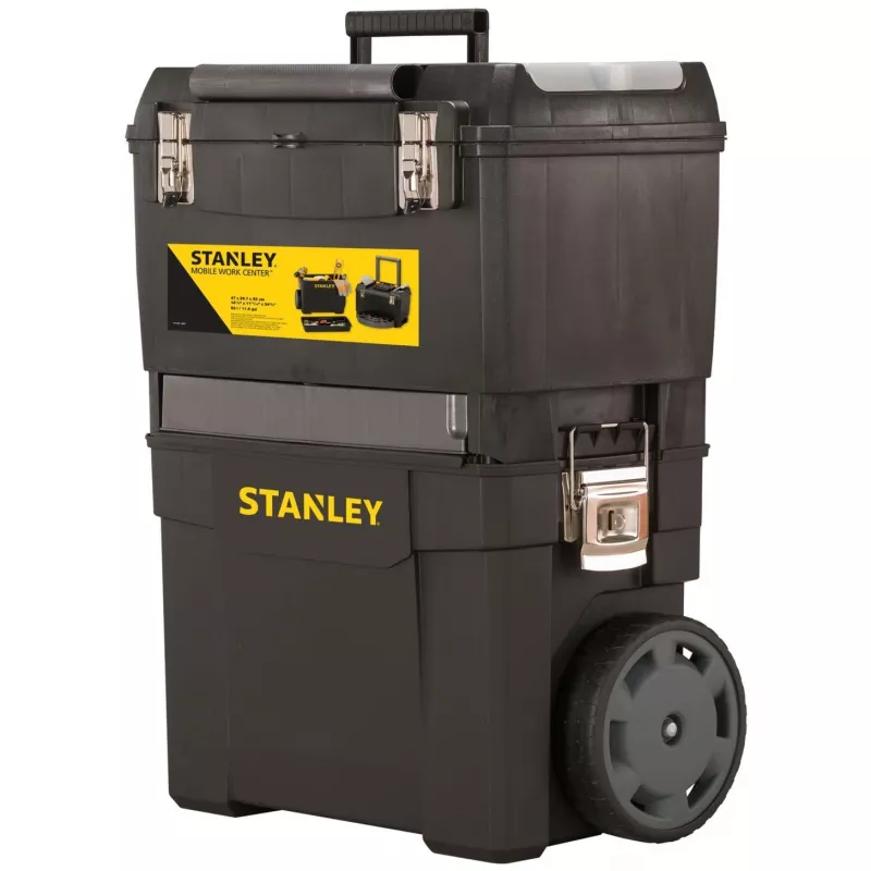 Stanley 1-93-968 gereedschapskar, zwart, 47 x 63 x 30 cm