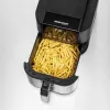 Heteluchtfriteuse Rommelsbacher FRH 1500 — 5 L, 1500 W, roestvrij staal/zwart