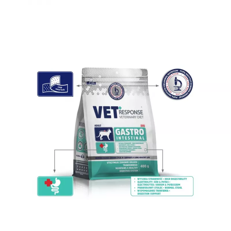 VET RESPONSE Gastrointestinal - droogvoer voor katten - 400 g