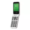 Feature-Phone Doro Leva E22 Klaptelefoon, 2,8 inch (7,11 cm) display, Single SIM, 0,3 MP camera, 1150 mAh, 127,8 g, rood/wit