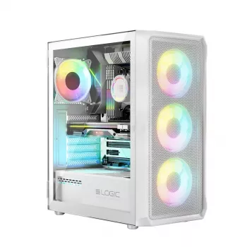 Logic PORTOS ARGB MINIDI USB 3.0 behuizing wit