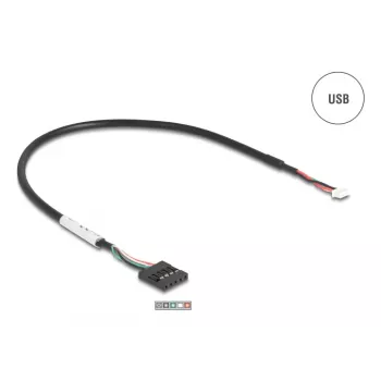 DeLOCK 90781 seriële converter repeater isolator USB 2.0 RS-232 zwart groen