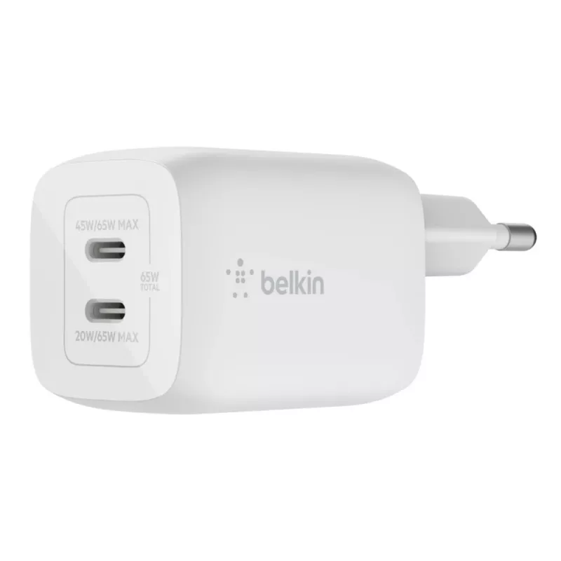 Oplader Belkin WCH013vfWH indoor AC snellader voor laptop smartphone tablet