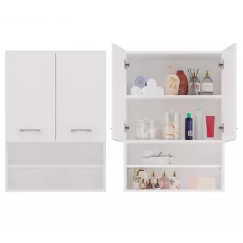 Topeshop POLA MINI DK witte badkamerkast wit