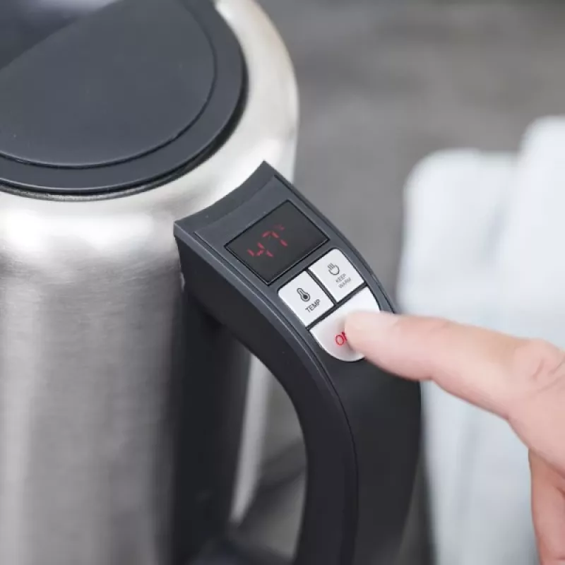 Elektrische waterkoker Gastroback 1 L 1000 W zwart roestvrij staal