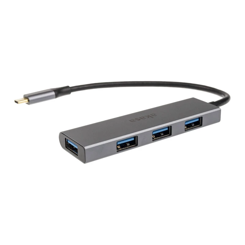 USB-hub Akasa USB Type-C 4 poorts hub