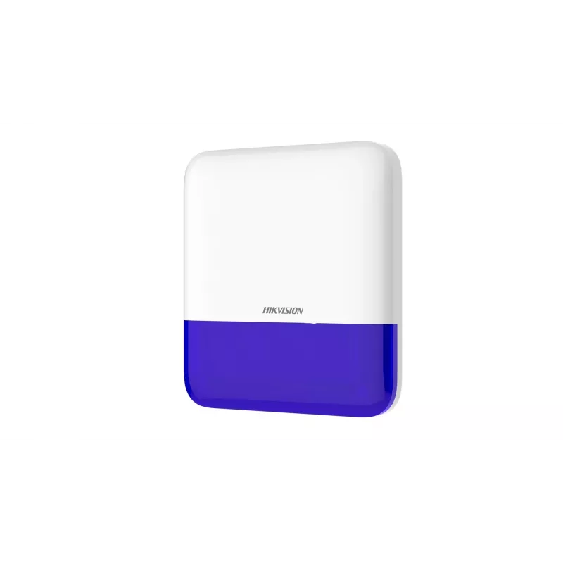 Draadloze buitensirene Hikvision DS-PS1-E-WE/blauw