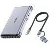 Unitek V1177AGY01 videocapturekaart, 4K@60Hz, HDMI, USB-C, 3,5 mm minijack, grijs