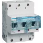 Hager HTN350E. Nominale stroom: 50 A. Aantal modules (max.): 4,5 modules. Breedte: 85 mm, diepte: 81 mm, hoogte: 110 mm (HTN350E)