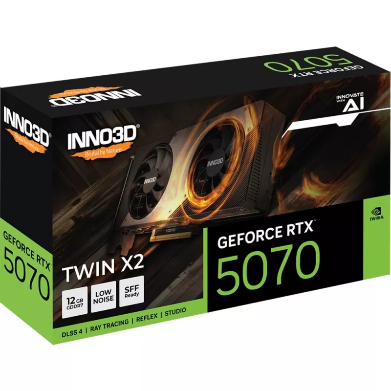 INNO3D GeForce RTX 5070 12GB GDDR7 videokaart