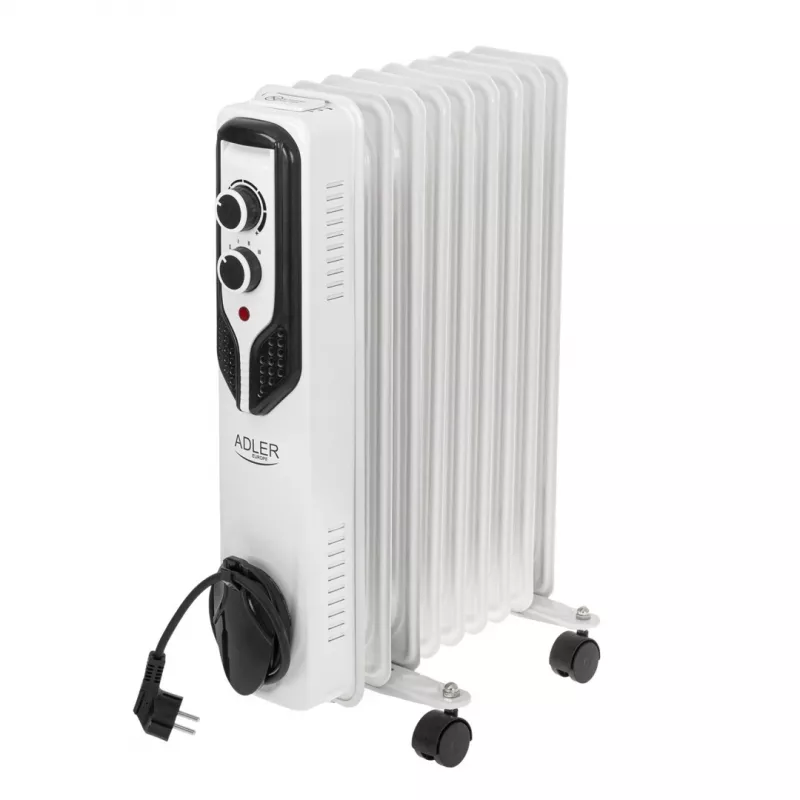 Adler | Oliegevulde radiator | AD 7816 | Oliegevulde radiator | 2000 W | Aantal vermogensstanden 3 | Geschikt voor ruimtes tot m² | wit
