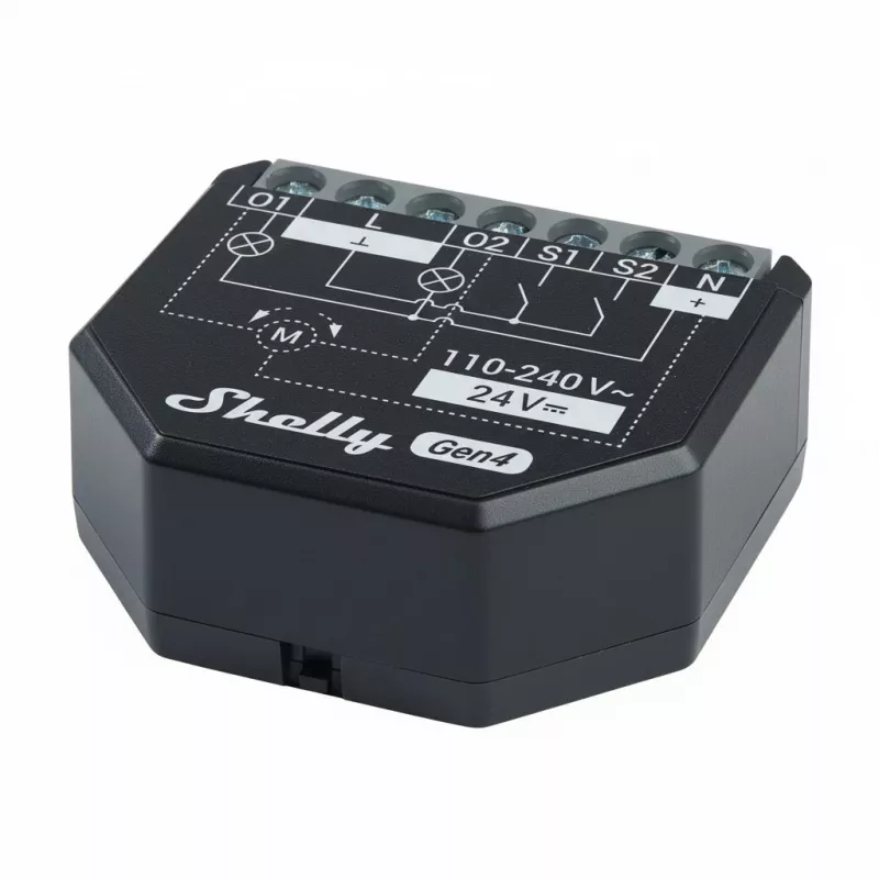Set met 2 Shelly 2PM Gen4 Zigbee/Matter controllers