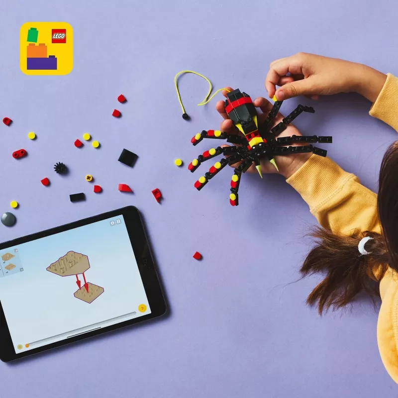 LEGO Creator 3-in-1 bouwbaar spinnenmodel 31159 — 153 onderdelen, leeftijd 7+, 110×150×50 mm