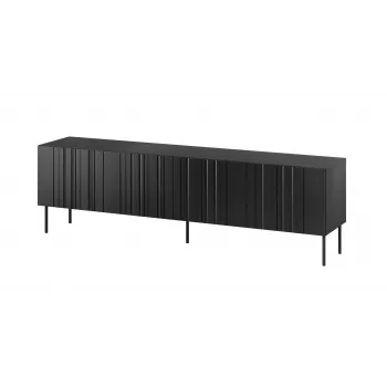 Cama RTV-meubel ISLA 200x40x60 mat zwart