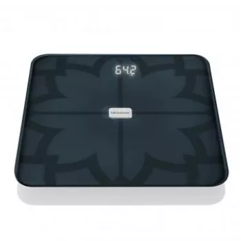 Medisana BS 450 lichaamsanalyseweegschaal, max 180kg, zwart, Bluetooth, ITO-sensoren (40510)