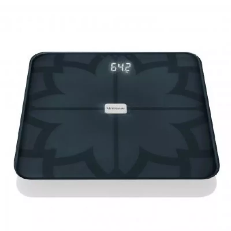 Medisana BS 450 lichaamsanalyseweegschaal, max 180kg, zwart, Bluetooth, ITO-sensoren (40510)