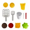 Play Burger Shop Set KLEIN 7336 — compact, gemakkelijk te reinigen rollenspel-speelgoed voor kinderen