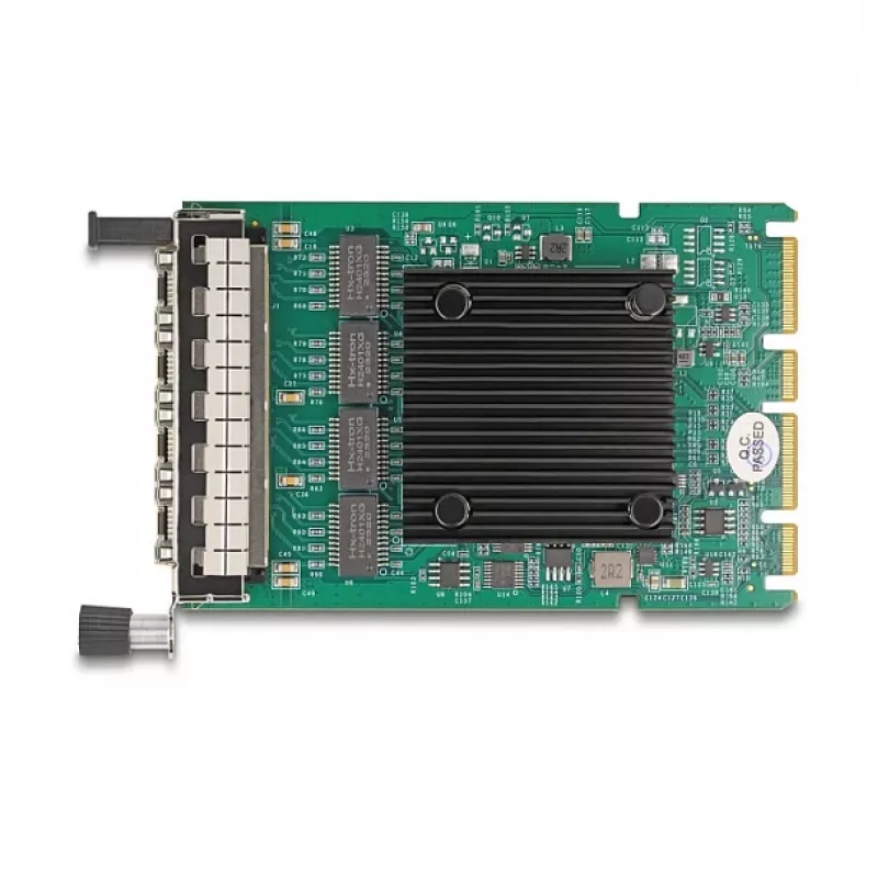 DeLOCK 88300 OCP 3.0 netwerkkaart, 4 x RJ45 Gigabit LAN