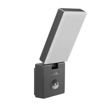 LED-schijnwerper MACLEAN MCE516 met PIR-bewegingsmelder, 50W, grijs