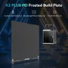 Bouwplaat Creality K2 Plus PEI Frosted 400×400 mm — vervangend printbed