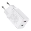 Baseus Super Si Pro snellader USB + USB-C 30W (wit)