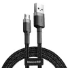 Baseus Cafule 2.4A 1m Micro-USB-kabel (grijs/zwart)