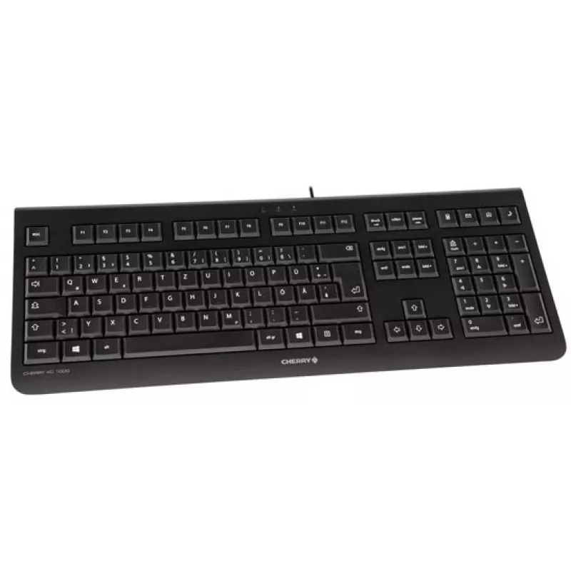 CHERRY KC 1000 toetsenbord Home USB Zwitserse indeling zwart