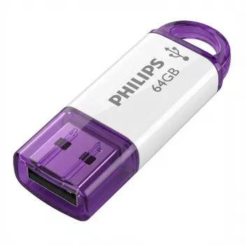 Philips FM64FD70D/00 Snow Edition USB-stick 64 GB, USB 2.0, Magic Purple, verpakking van 2