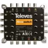 Multischakelaar Televes MS58C 5x8 met Nevo recpower kask