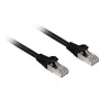 Netwerkkabel Sharkoon Cat.6a SFTP RJ-45 Cat6a 0,25 m zwart