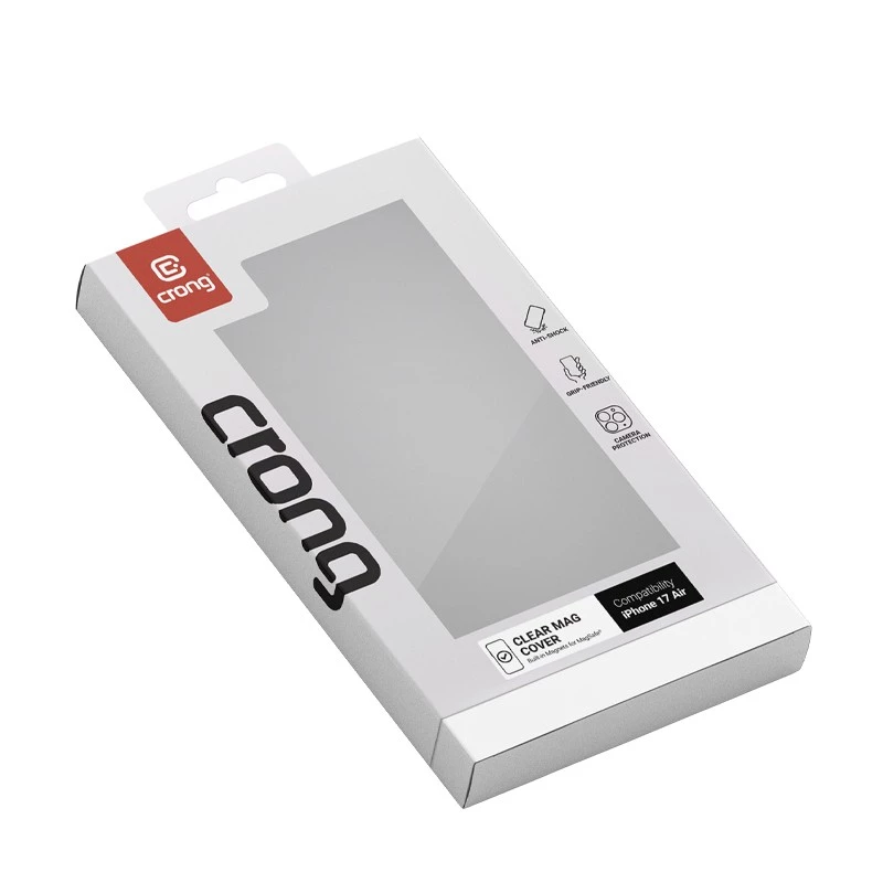 Beschermende MagSafe-hoes Crong voor iPhone Air transparant