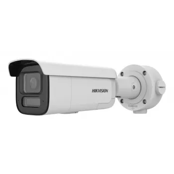 Hikvision Pro Series 4MP AcuSense Strobe Light and Audible Warning Gemotoriseerde Varifocale Bullet-netwerkcamera