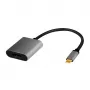 LogiLink CUA0102 USB 3.2 Gen1 Type-C naar DisplayPort kabel 0,15 m zwart