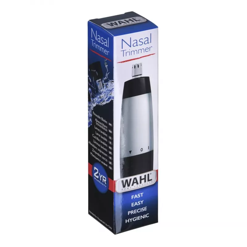 Wahl 05642-135 Neus- en oortrimmer, zwart/zilver