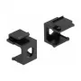 Montageset DELOCK 86810, zwart — DELOCK 86810 montageaccessoire
