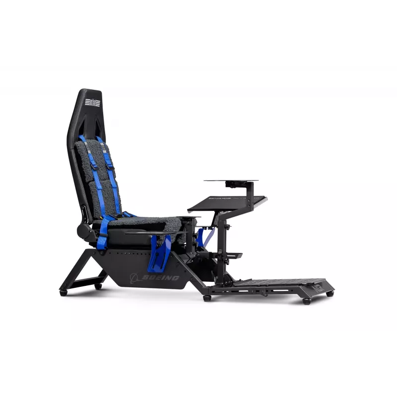 Next Level Racing Boeing Commercial Edition vluchtsimulator-cockpit, blauwe accenten