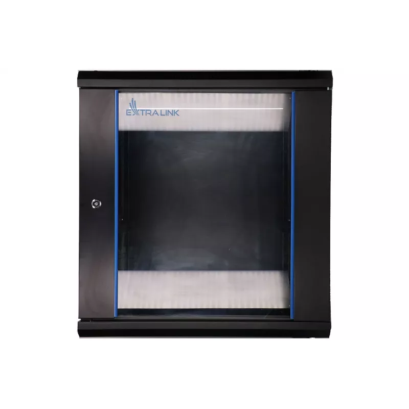 Wandmontagekast Extralink Extralink Rackmount cabinet 12U 600x450 zwart